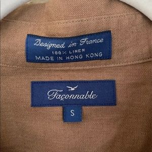 Faconnable Linen Blouse